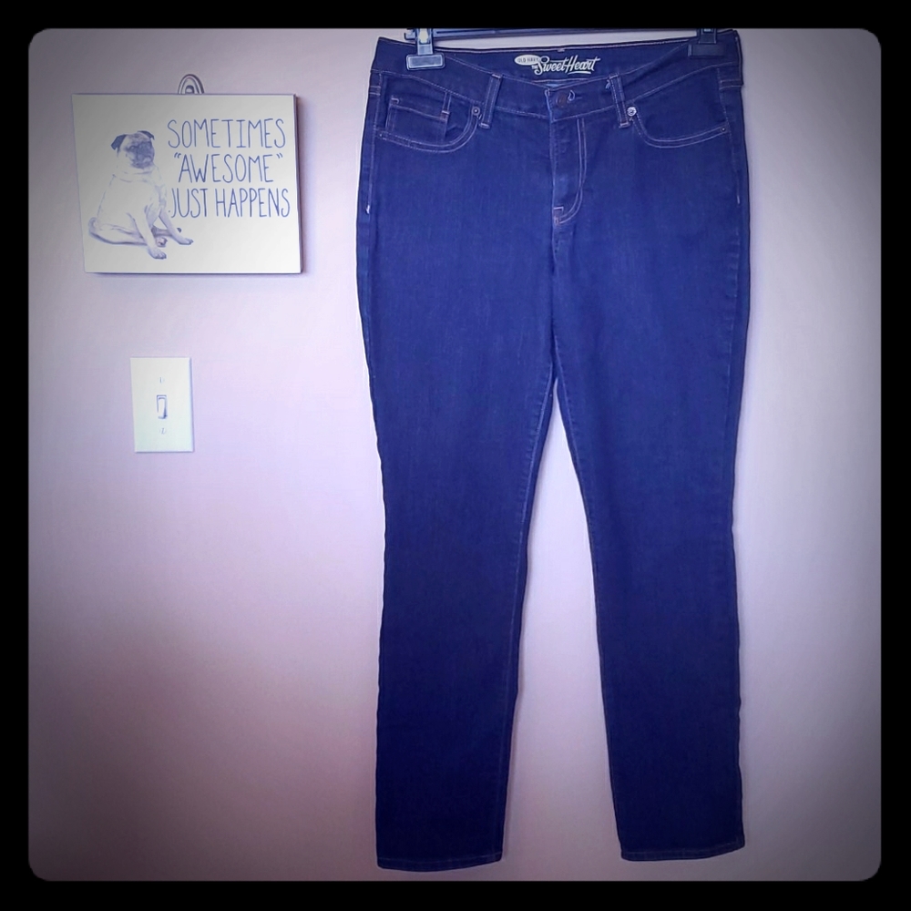 ⛱3/$20 Old Navy Sweetheart Jean Dark wash 8P